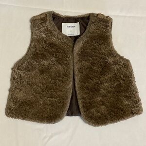 Old Navy Chocolate Faux Fur Vest